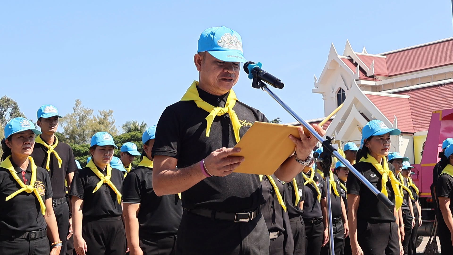title - ส.ป.ก.ยโสธร ร่วมกิจกรรมจิตอาสาพัฒนา เนื่องในวันคล้ายวันสวรรคต  พระบาทสมเด็จพระบรมชนกาธิเบศร มหาภูมิพลอดุลยเดชมหาราช บรมนาถบพิตร (วันนวมินทรมหาราช)